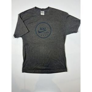 Nike Short Sleeve Early 2000's Vintage Size L T-shirt Charcoal Gray